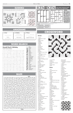 crossword - Epoch Times | Print Archive
