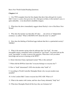 Brave New World Guided Reading Questions