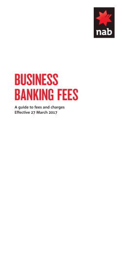 Business Banking Fees