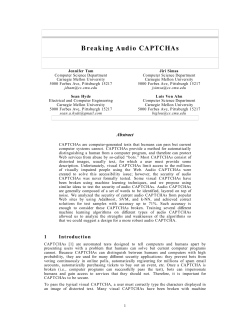 Breaking Audio CAPTCHAs