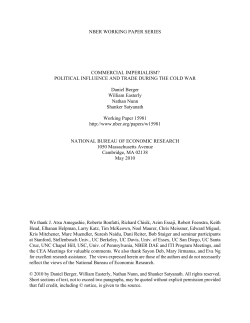 Commercial Imperialism: Political Influence and Trade During