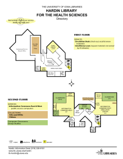 Floorplan - The University of Iowa Libraries