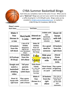summer bingo form - Crookston Youth Basketball