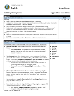 English I - Wichita Falls ISD