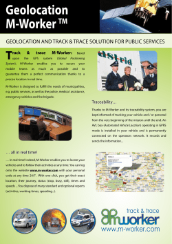Geolocation M-Worker TM