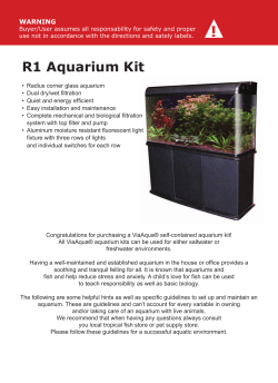 R1 Aquarium Kit - Commodity Axis, Inc.