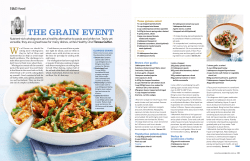 tHe Grain event - The Healthy Chef