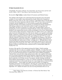1 H-Diplo Roundtable Review Craig Daigle. The Limits of D&eacute;tente