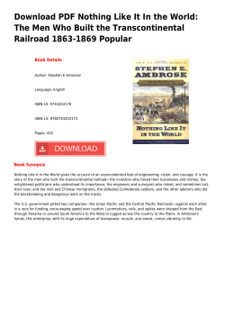The Men Who Built the Transcontinental Railroad