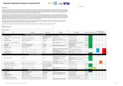 Tripartite Template for Solvency II reporting (V1)