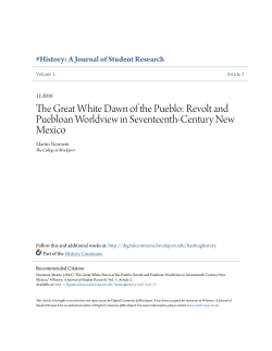 The Great White Dawn of the Pueblo: Revolt and Puebloan