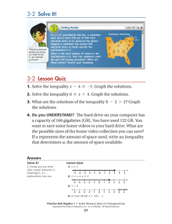 Solve It! - MathChamber