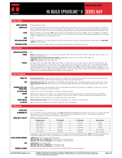 product data sheet: hi-build epoxoline ii - series n69