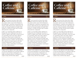 Coffee and Caffeine