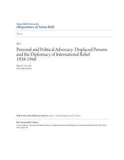 Personal and Political Advocacy