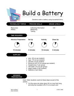 Build a Battery
