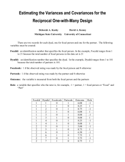 Estimating the Variances and Covariances for the Reciprocal One