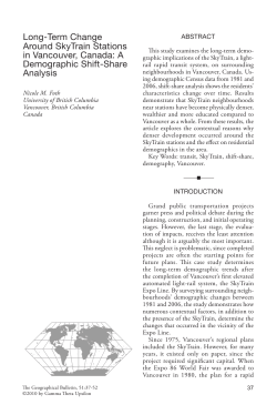 A Demographic Shift-Share Analysis