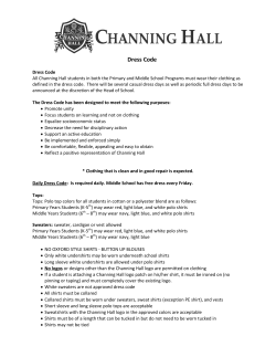 Dress Code - Channing Hall