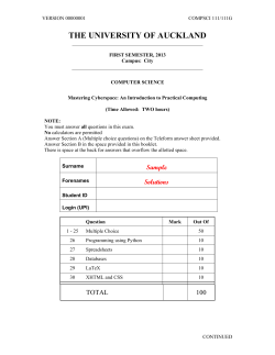 Solutions - Department of Computer Science