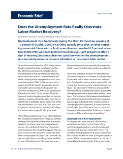Does the Unemployment Rate Really Overstate Labor Market