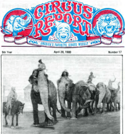 Circus Report, April 28, 1980, Vol. 9, No. 17