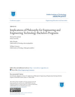 Implications of Philosophy for Engineering and