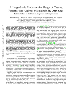 A Large-Scale Study on the Usage of Testing