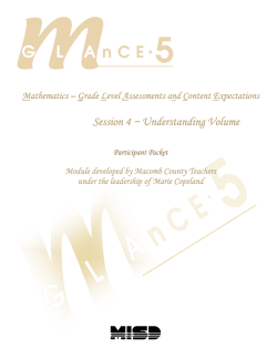 Grade Level Assessments and Content