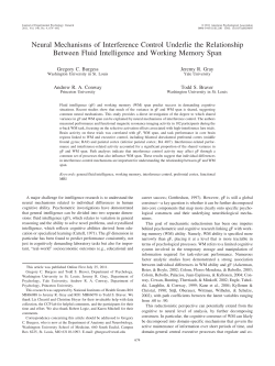 Neural mechanisms of interference control underlie the relationship