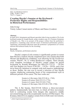 Performer Rights and Responsibilities in Historical