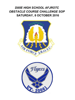 saturday, 8 october 2016 dixie high school afjrotc obstacle course