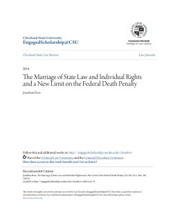 The Marriage of State Law and Individual Rights and a New Limit on