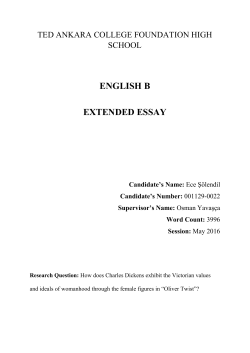 english b extended essay