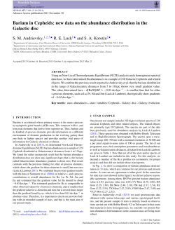 Barium in Cepheids: new data on the abundance