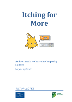 Itching for More - The Royal Society of Edinburgh