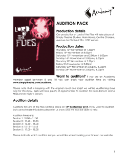 audition pack - Simply Theatre