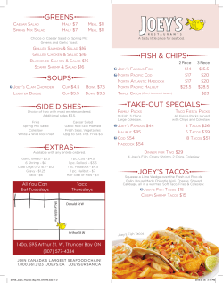 Take-Out Menu