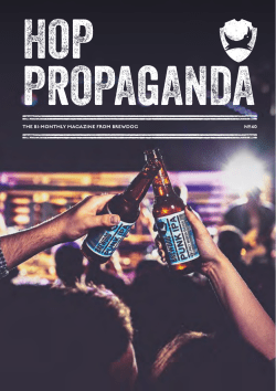 #40 THE BI-MONTHLY MAGAZINE FROM BREWDOG