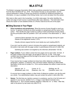 MLA Style -pdf