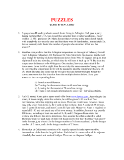 puzzles - UTA.edu