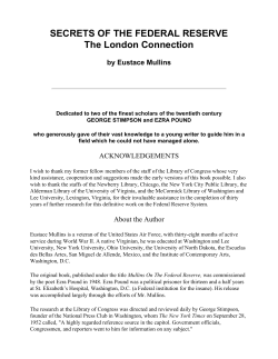 SECRETS OF THE FEDERAL RESERVE