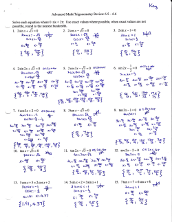 Review 6.5 - 6.5 Answer Key