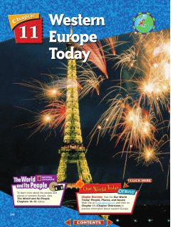Chapter 11: Western Europe Today