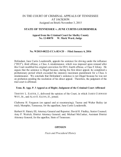 STATE OF TENNESSEE v. JUNE CURTIS