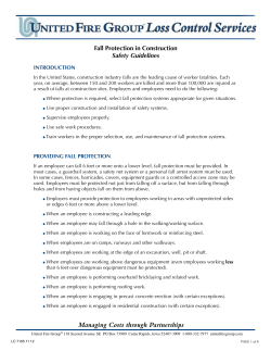 Fall Protection in Construction Safety Guidelines (LC7105)