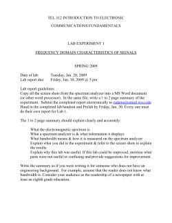 tel 312 introduction to electronic communications