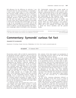 Commentary: Symonds` curious fat fact