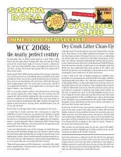 June - Santa Rosa Cycling Club