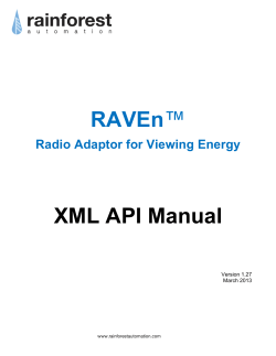 RAVEn - Rainforest Automation